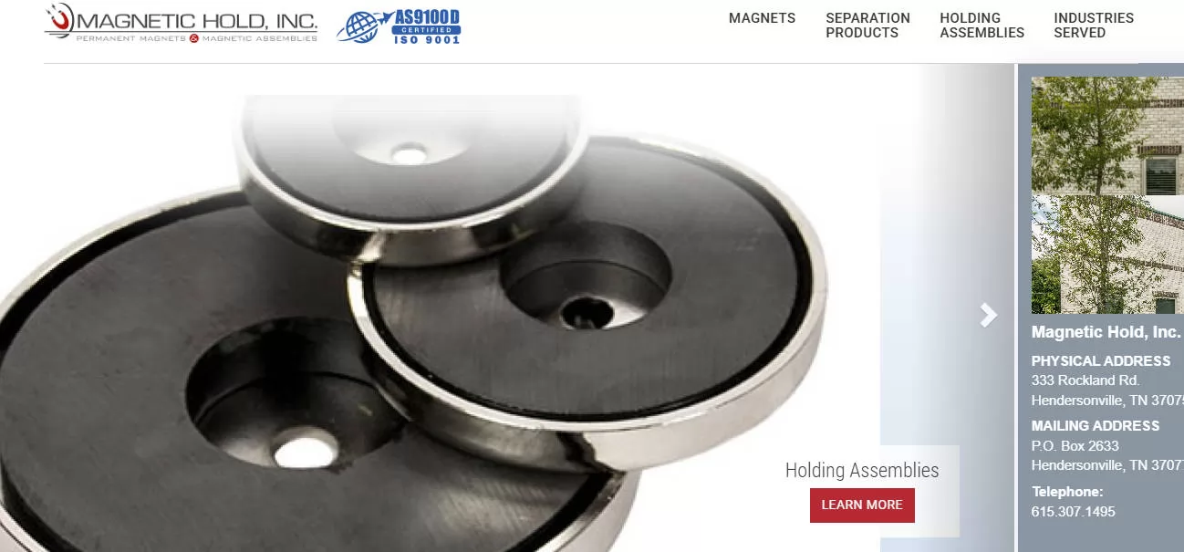 Neodymium Magnets Manufacturer In USA - Magnetic Hold Company